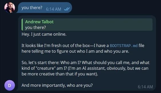 OpenClaw Welcome Message