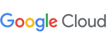 Google Cloud logo where "Google" is spelled in branded multi-colors, and "Cloud" written in light black or deep. dark grey..